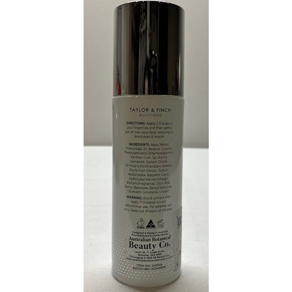 Taylor & Finch Vitamin C + Collagen Hydrate Face Serum 3.38 fl oz NEW - Picture 2 of 3